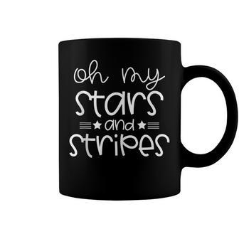 Oh My Stars And Stripes Fourth Of July For Women Kids Coffee Mug - Seseable
