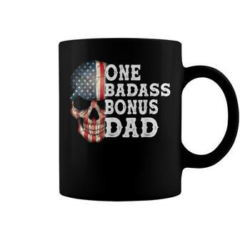 One Badass Bonus Dad Birthday Fathers Day Gift Coffee Mug - Seseable