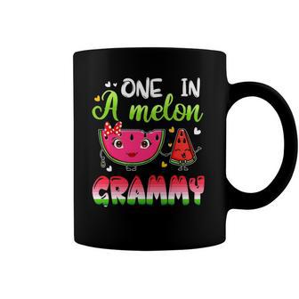 One In A Melon Grammy Funny Watermelon Coffee Mug | Mazezy