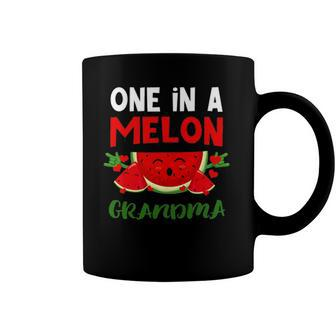 One In A Melon Grandma Love Watermelon Summer Fruit Lover Coffee Mug | Mazezy