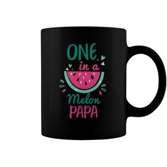 One In A Melon Papa Watermelon Family Matching Coffee Mug | Mazezy AU