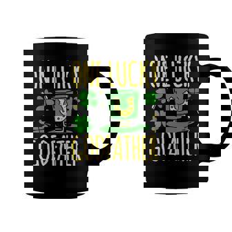 One Lucky Godfather St Patricks Day Lucky Godfather Coffee Mug | Mazezy