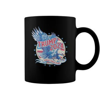 Original Trump 2024 The Great Maga King Ultra Maga Ultra Maga Eagle Coffee Mug | Mazezy