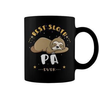 Pa Grandpa Gift Best Sloth Pa Ever Coffee Mug - Seseable