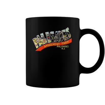 Palisades Amusement Park New Jersey Retro Vintage Coffee Mug | Mazezy