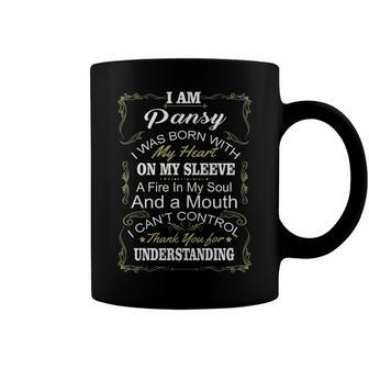 Pansy Name Gift I Am Pansy Coffee Mug - Seseable