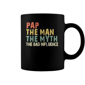 Pap The Man Myth Bad Influence Vintage Gift Coffee Mug | Mazezy
