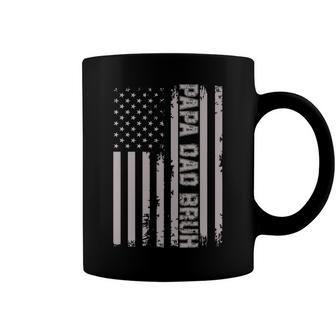Papa Dad Bruh Fathers Day 4Th Of July Us Vintage Gift 2022 Coffee Mug - Seseable