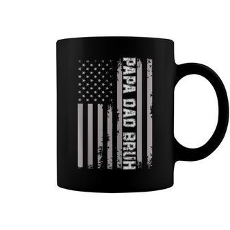 Papa Dad Bruh Fathers Day 4Th Of July Usa Vintage Gift 2022 Coffee Mug - Seseable