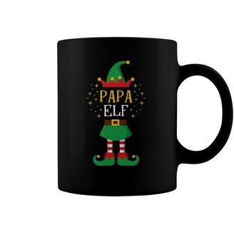 Papa Elf Funny Father Xmas Cute Matching Family Elfs Coffee Mug | Mazezy