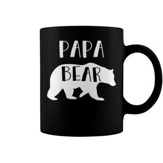 Papa Grandpa Gift Papa Bear Coffee Mug - Seseable