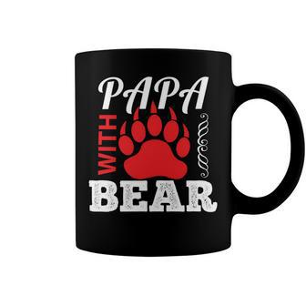 Papa With Bear Fathers Day T-Shirt Coffee Mug - Monsterry UK