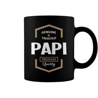 Papi Grandpa Gift Genuine Trusted Papi Premium Quality Coffee Mug - Seseable