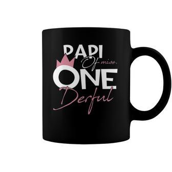 Papi Of Miss Onederful 1St Birthday Girl Party Matching Coffee Mug | Mazezy