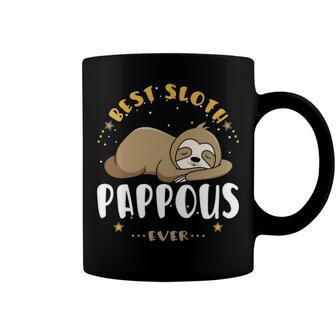 Pappous Grandpa Gift Best Sloth Pappous Ever Coffee Mug - Seseable