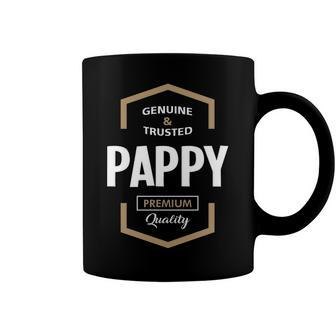 Pappy Grandpa Gift Genuine Trusted Pappy Premium Quality Coffee Mug - Seseable