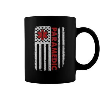 Paramedic Usa America Flag Star Of Life Coffee Mug | Mazezy