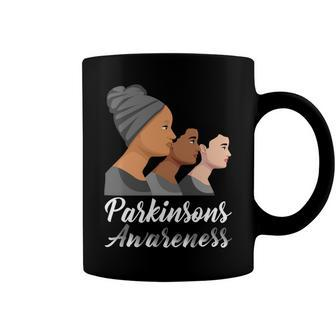 Parkinsons Awareness Grey Women Parkinsons Parkinsons Awareness Coffee Mug - Monsterry