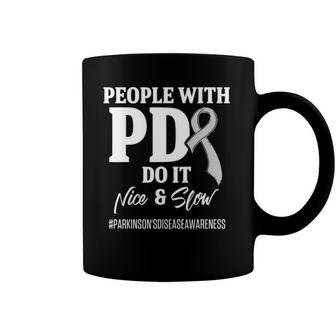 Parkinsons Disease Awareness Nice Slow Warrior Survivor Coffee Mug | Mazezy