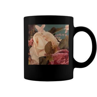 Pastel Roses Scandinavian Art Modern Art Minimalistic Blush Pink Coffee Mug | Favorety DE