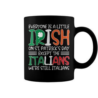 Patricks St Pattys Day Sarcastic Italian Irish Mens Kids Coffee Mug - Seseable
