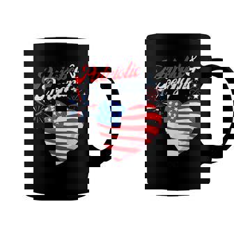 Patriotic And Pregnant 4Th Of July Pregnancy Announcement Coffee Mug - Seseable