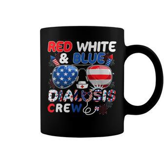 Patriotic Dialysis Crew 4Th Of July Nurse Nephrology Nursing Coffee Mug - Seseable