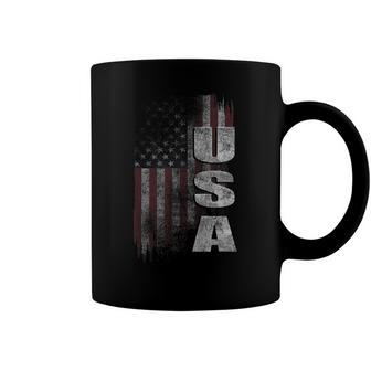 Patriotic Usa American Flag V2 Coffee Mug | Mazezy