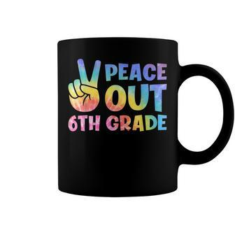Peace Out 6Th Grade 2022 Graduate Happy Last Day Of School Coffee Mug | Mazezy