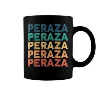 Peraza Name Shirt Peraza Family Name Coffee Mug - Monsterry