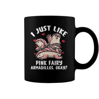 Pink Fairy Armadillo Pichiciego Funny Armadillo Coffee Mug | Mazezy