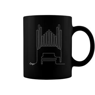 Pipe Organ Player Minimalist Church Organ Player Coffee Mug | Mazezy