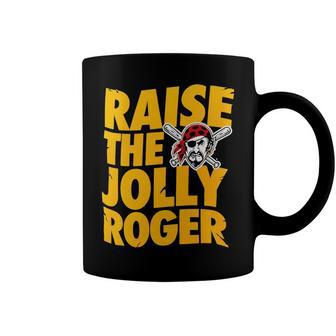 Pirates Raise The Jolly Roger Coffee Mug - Monsterry UK
