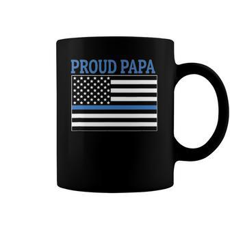 Police Officer Papa - Proud Papa Coffee Mug | Mazezy