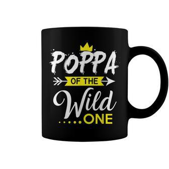 Poppa Of A Wild One 1St Birthday First Party Coffee Mug - Seseable