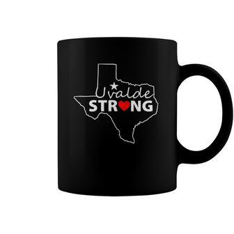 Pray For Uvalde Texas Uvalde Strong Texas Map Coffee Mug | Mazezy