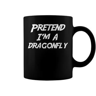 Pretend Im A Dragonfly Halloween Costume Coffee Mug - Seseable