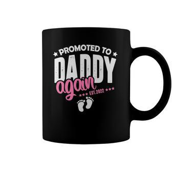 Promoted Daddy Again 2022 Its A Girl Baby Announcement Coffee Mug | Mazezy