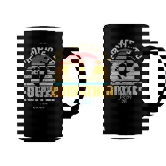 Promoted To Godfather 2022 Vintage Retro Coffee Mug | Mazezy