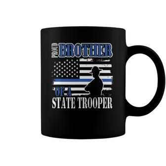Proud Brother Of A State Police Officer Coffee Mug | Mazezy