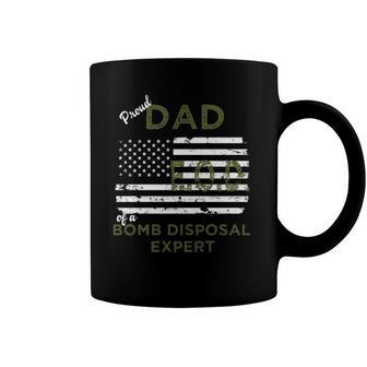 Proud Dad Of A Bomb Disposal Expert Eod Flag Coffee Mug | Mazezy