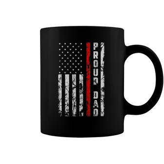 Proud Dad Of Firefighter Gift Firefighters Dad Coffee Mug | Mazezy