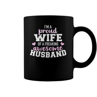 Proud Wife Husband Married Couple Coffee Mug | Mazezy