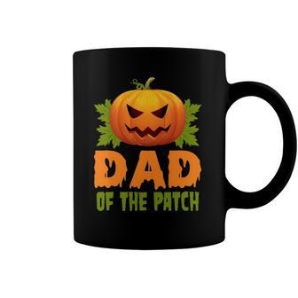 Pumpkin Dad Of The Patch Funny Halloween Family Matching Coffee Mug | Mazezy