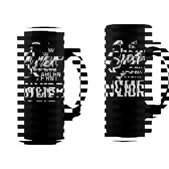Queens Are Born In November Coffee Mug | Seseable UK