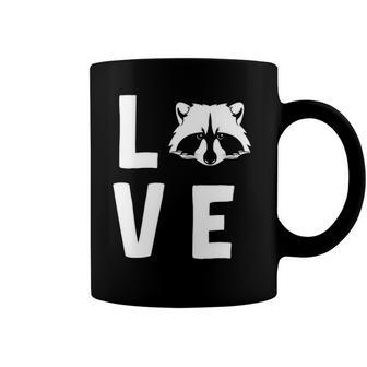 Raccoon Love Animal Lover Gift Coffee Mug | Mazezy