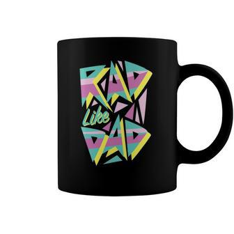 Rad Like Dad 80S Retro Graphic Coffee Mug | Mazezy UK