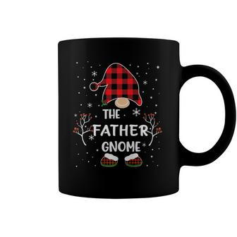 Red Buffalo Plaid Matching The Father Gnome Christmas Coffee Mug | Mazezy