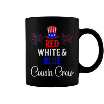 Red White & Blue Cousin Crew 4Th Of July Firework Matching Coffee Mug | Seseable UK