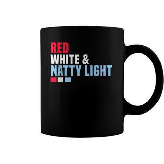 Red White And Natty-Light 4Th Of July Coffee Mug | Mazezy